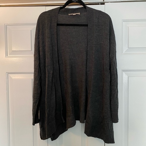 LOFT Sweaters - Loft Grey Open Cardigan